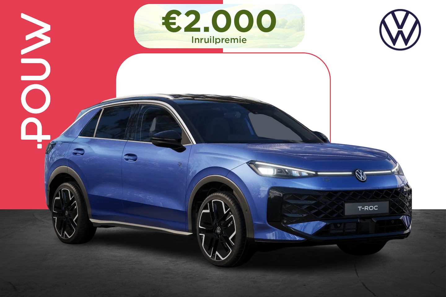 Volkswagen T-Roc - 1.5 eTsi 150pk R-Line First Edition | Lichtpakket | 19" Velgen - AutoWereld.nl