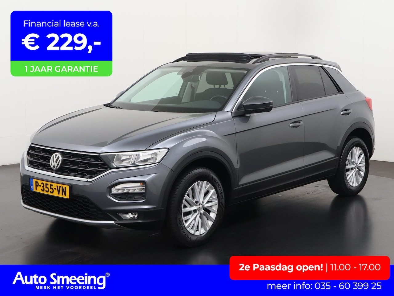 Volkswagen T-Roc - 1.0 TSI Style | Panoramadak | Active Info Display | Camera | Zondag Open! - AutoWereld.nl