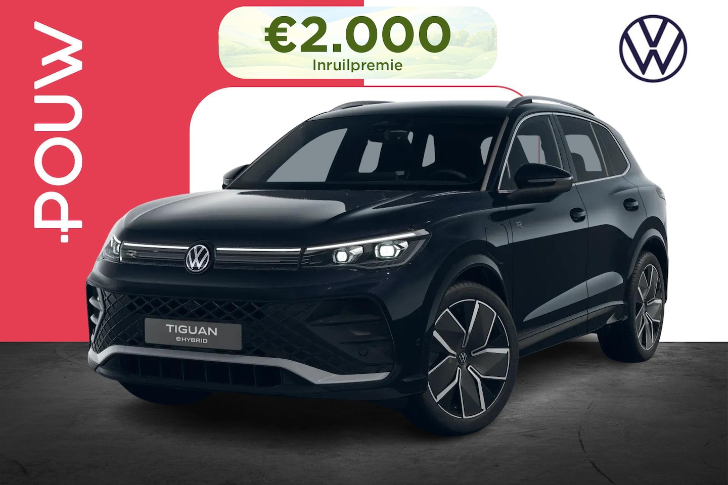 Volkswagen Tiguan - 1.5 eHybrid 204pk R-Line Edition | Velgen 20'' | Trekhaak Inklapbaar - AutoWereld.nl