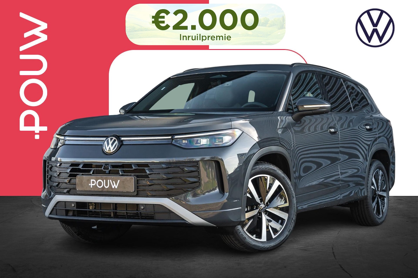 Volkswagen Tayron - 1.5 eHybrid DSG 204pk Life Edition | Trekhaak Uitklapbaar | LMV 19'' - AutoWereld.nl