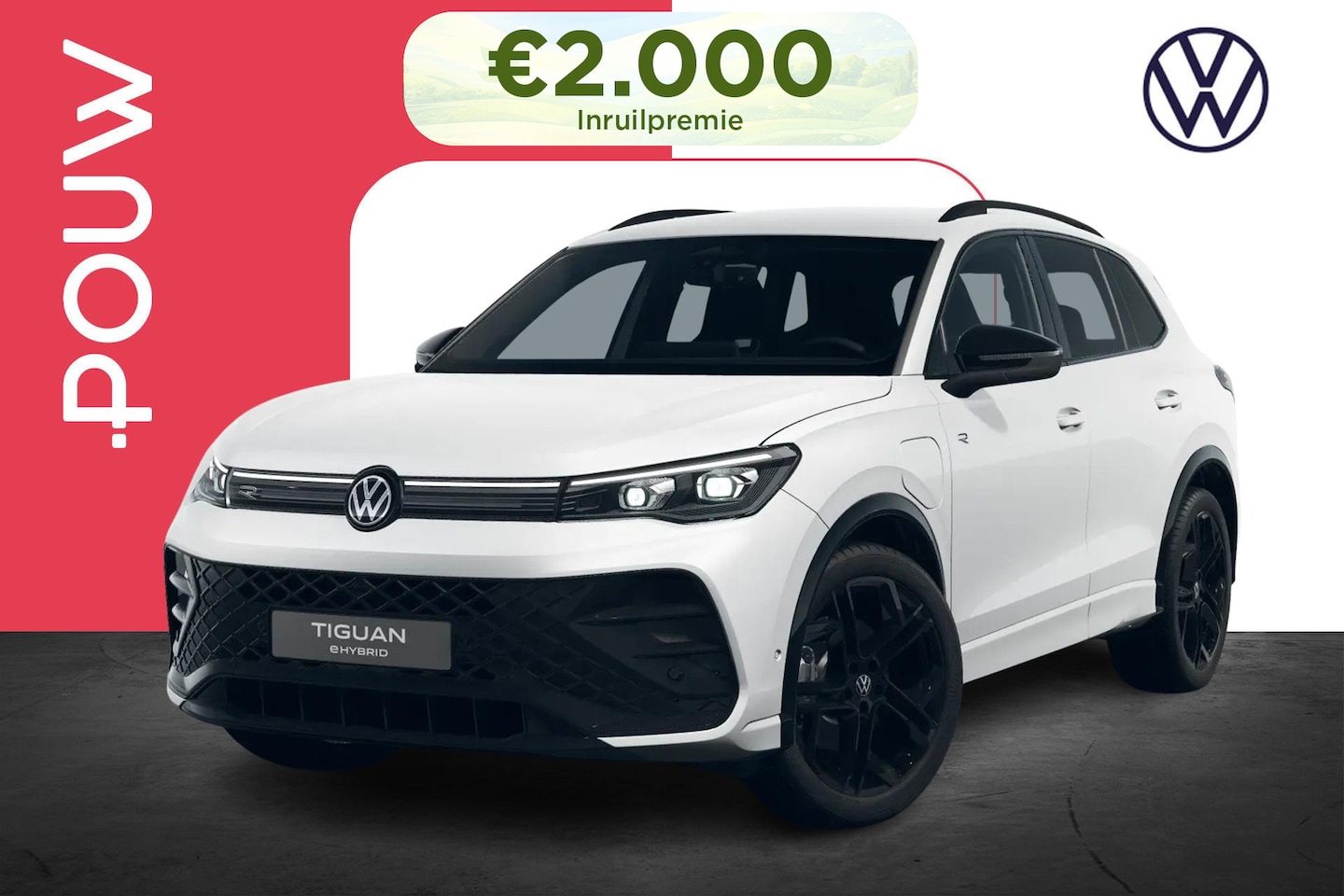 Volkswagen Tiguan - 1.5 eHybrid 204pk R-Line Edition | Trekhaak Uitklapbaar | Velgen 20" | Panoramadak - AutoWereld.nl