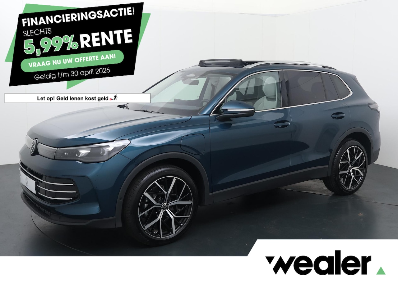 Volkswagen Tiguan - 1.5 eHybrid Elegance | 204 PK | SoH 100% | Trekhaak | Panorama | Area View 360 | Head-up d - AutoWereld.nl