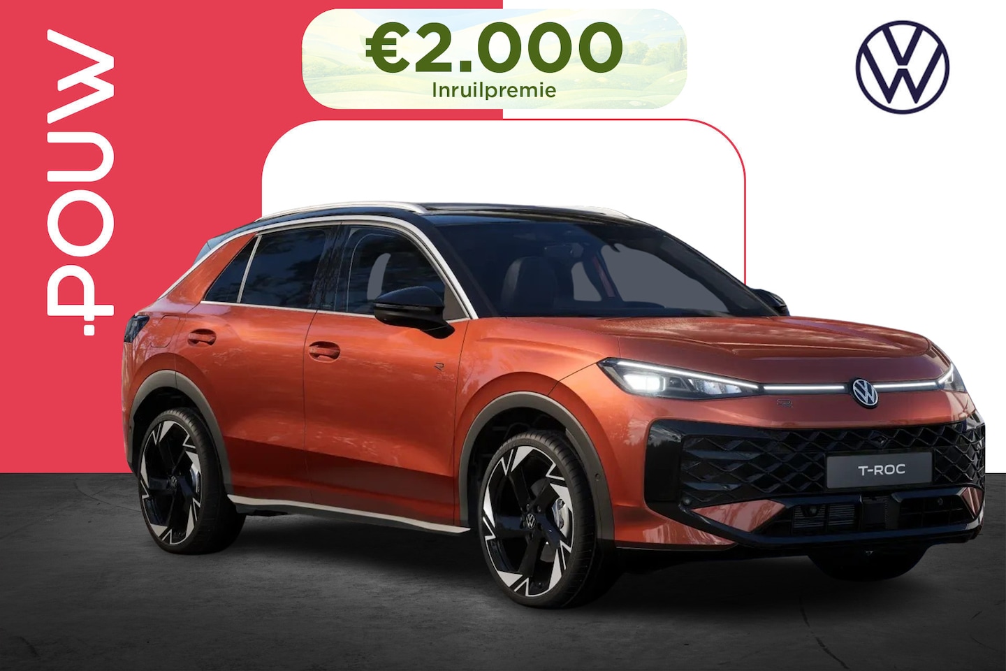 Volkswagen T-Roc - 1.5 eTsi 150pk R-Line First Edition | Panoramadak | 20" Velgen - AutoWereld.nl