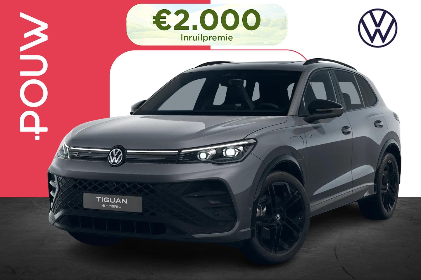 Volkswagen Tiguan - 1.5 eHybrid 204pk R-Line Edition | 20" Velgen | Panoramadak - AutoWereld.nl