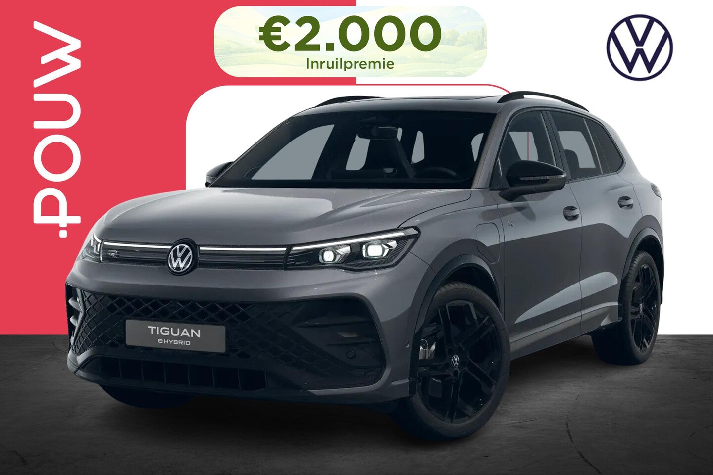 Volkswagen Tiguan - 1.5 eHybrid 204pk R-Line Edition | 20" Velgen | Panoramadak - AutoWereld.nl