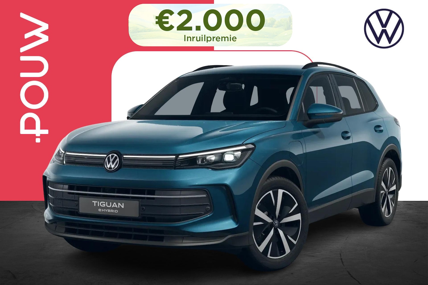 Volkswagen Tiguan - 1.5 eHybrid 204pk Life Edition | Trekhaak Pakket | 19" Velgen - AutoWereld.nl