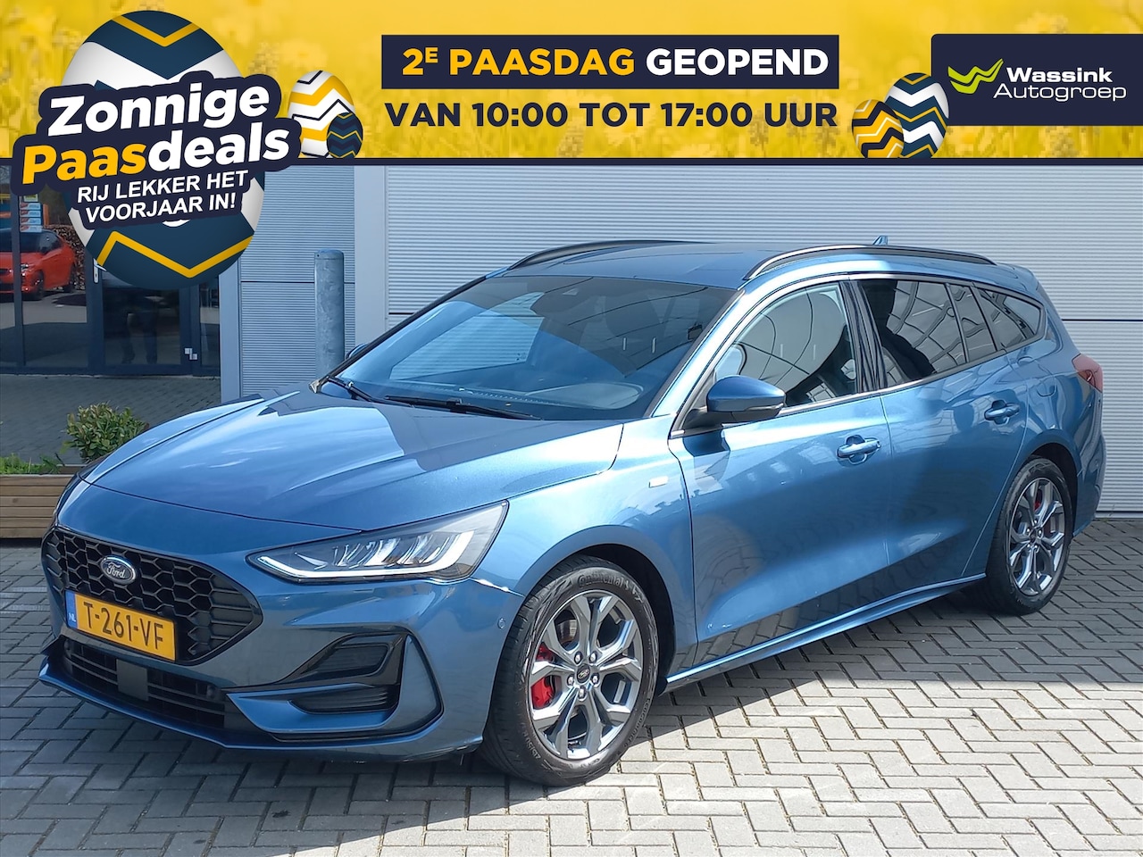Ford Focus Wagon - 1.0T Hybrid 125pk ST-Line X | Climate control | Navigatie | Winterpack | Parkingpack | 17" - AutoWereld.nl
