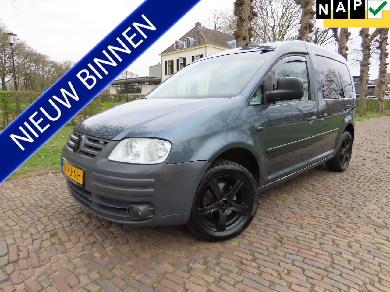 Volkswagen Caddy - 1.6 Turijn Comfort 5p. Airco Navigatie LM Velgen Trekhaak - AutoWereld.nl