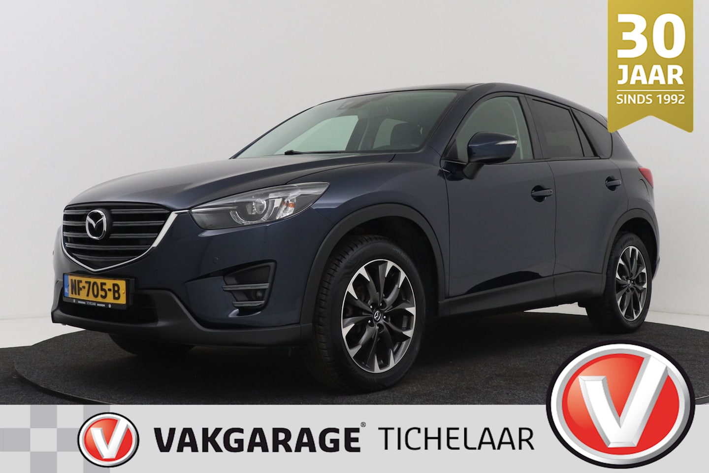 Mazda CX-5 - 2.0 SkyActiv-G 165 GT-M Line 2WD | Trekhaak | Org NL | Stoelverwarming | Leer | Bose | Cam - AutoWereld.nl