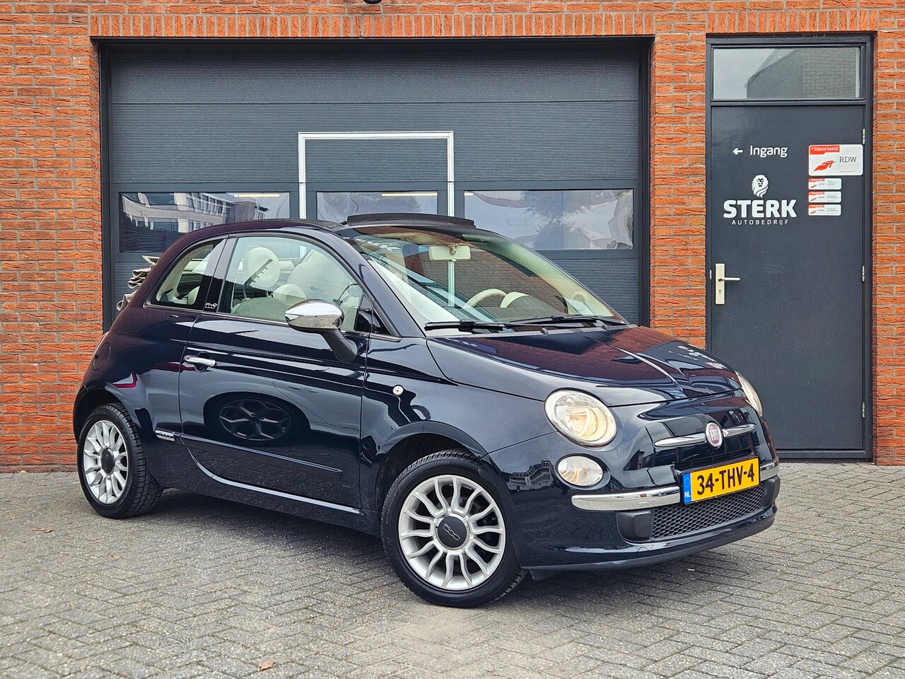 Fiat 500 C - 1.2 Lounge Airco Bluetooth 15" - AutoWereld.nl