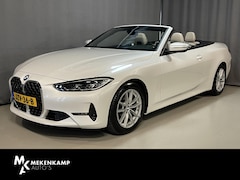 BMW 4-serie Cabrio - 420i High Executive 17"/Leder + memory/Stuur + stoelverwarming/Nekverwarming/Keyless/Camer