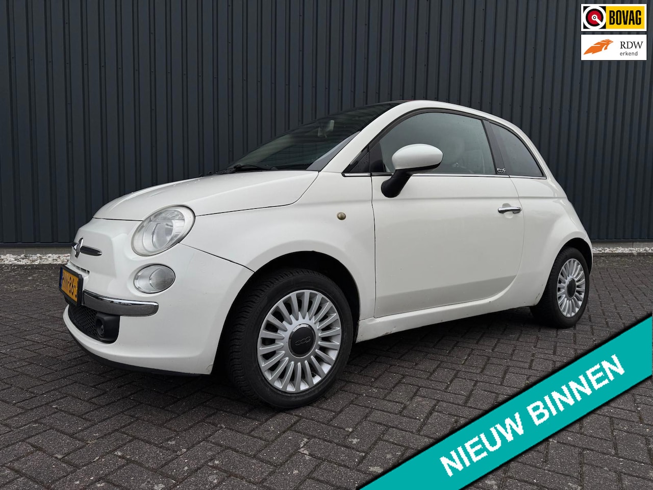 Fiat 500 - 0.9 TwinAir 0.9 TwinAir ( AUTOMAAT + NW APK + CABRIO ) - AutoWereld.nl