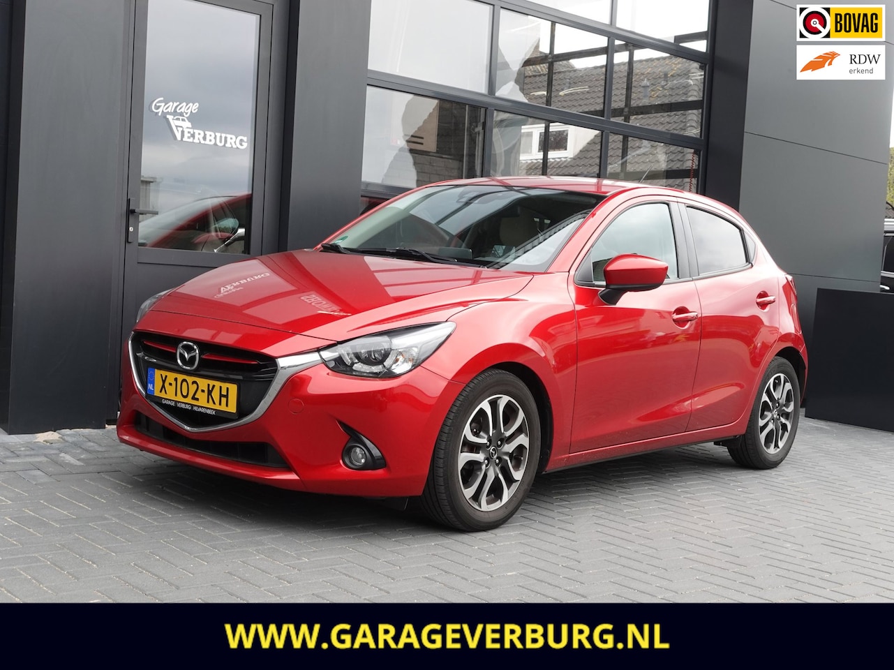 Mazda 2 - 1.5 Skyactiv-G GT-M -Uniek- | White Edition 115 Pk | (Navi,Cruise,PDC,LEER,HUD,Stoelverwar - AutoWereld.nl