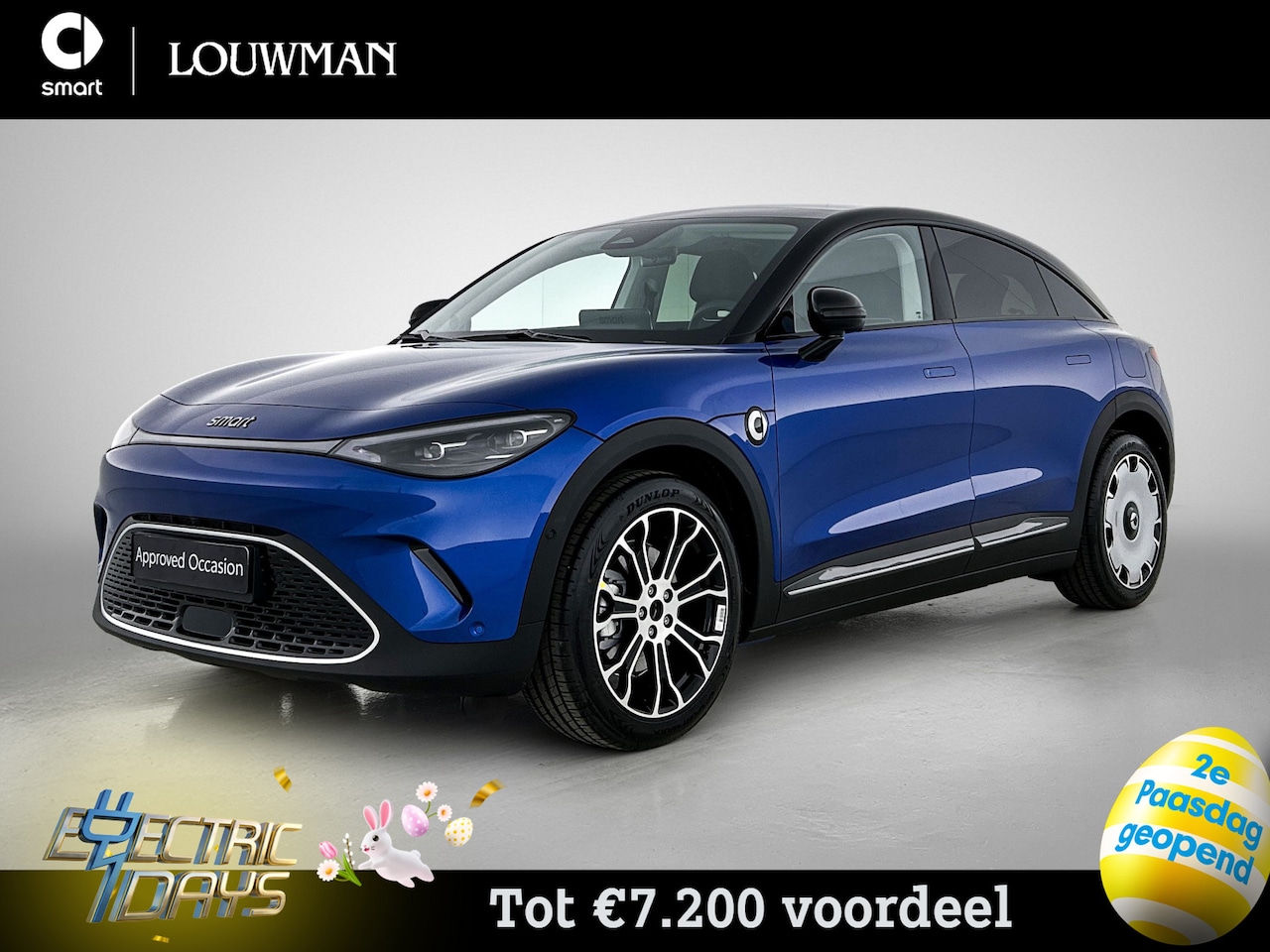 Smart #3 - Premium 66 kWh | VAN € 43.175 NAAR € 35.965 | smart-paasweekend - AutoWereld.nl