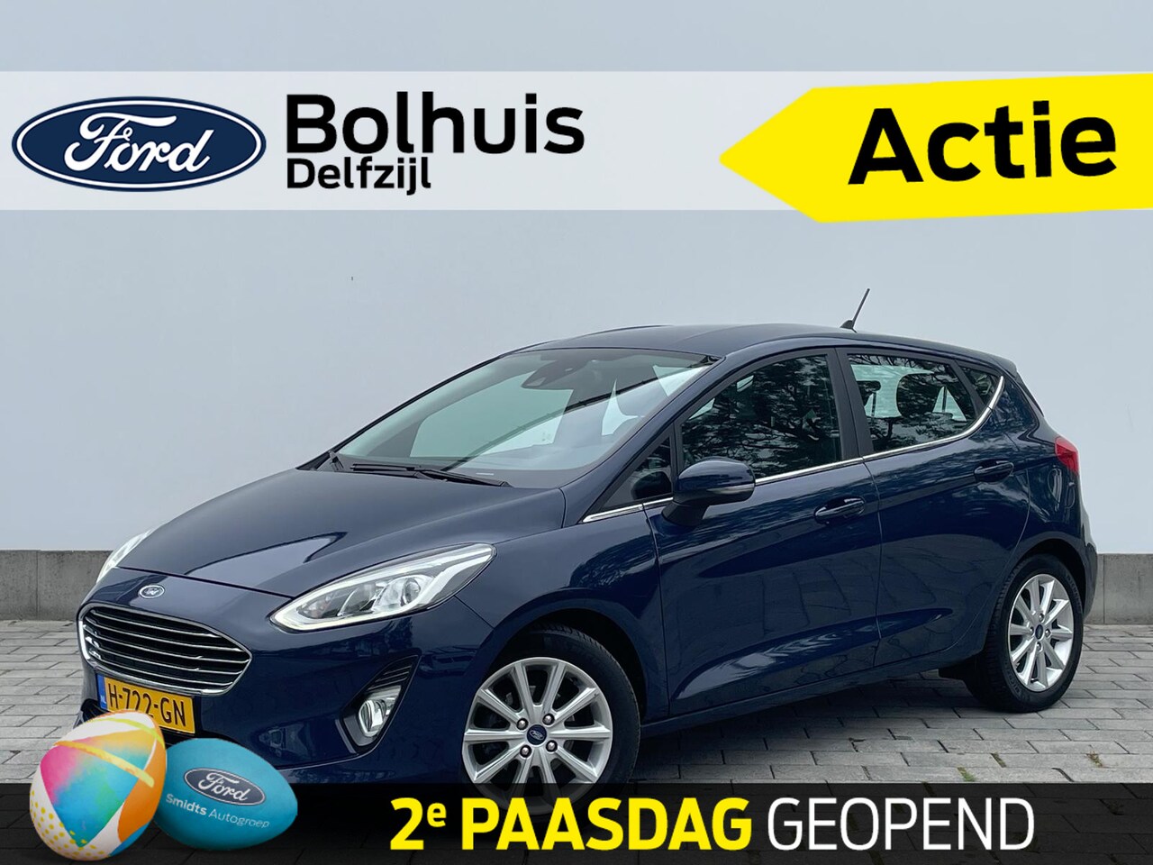 Ford Fiesta - Titanium EcoBoost 100 pk | AUTOMAAT | Cruise | Climate | Apple Carplay & Android Auto | Pa - AutoWereld.nl