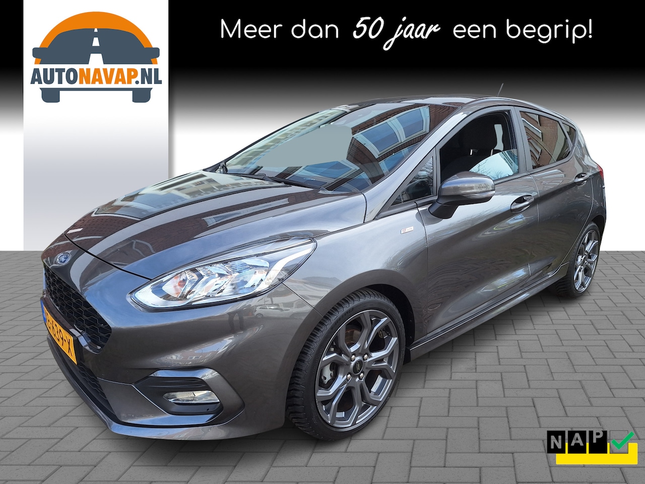 Ford Fiesta - 1.0 EcoBoost ST-Line /Navi/Clima/Apple/Android/Cruise/Pdc/Garantie - AutoWereld.nl