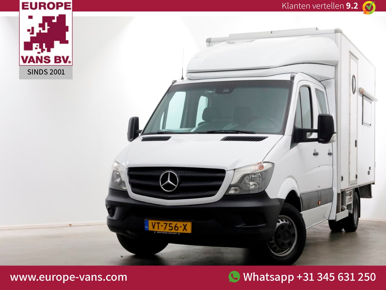 Mercedes-Benz Sprinter - 516 CDI 163pk E6 7G Automaat D.C. Bakwagen met achterdeuren 03-2016 - AutoWereld.nl