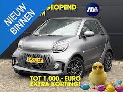 Smart Fortwo cabrio - EQ Comfort PLUS 18 kWh | Apple-Android | Dealeronderhouden | Stoelverwarming
