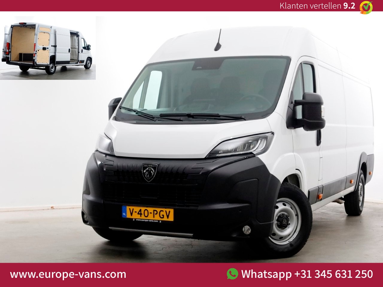 Peugeot Boxer - 2.2 BlueHDi 180pk Automaat L4H2 LED/ACC/Navi/Camera 11-2024 - AutoWereld.nl