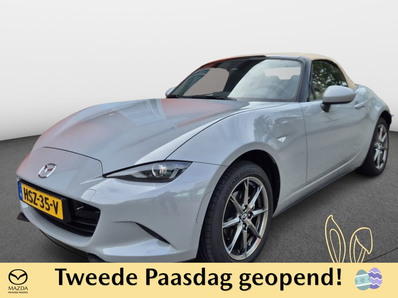 Mazda MX-5 - SKYACTIV-G 132 Kazari | 16-inch lichtmetalen velgen in Bright Dark (Skyactiv-G 132) | 17-i - AutoWereld.nl