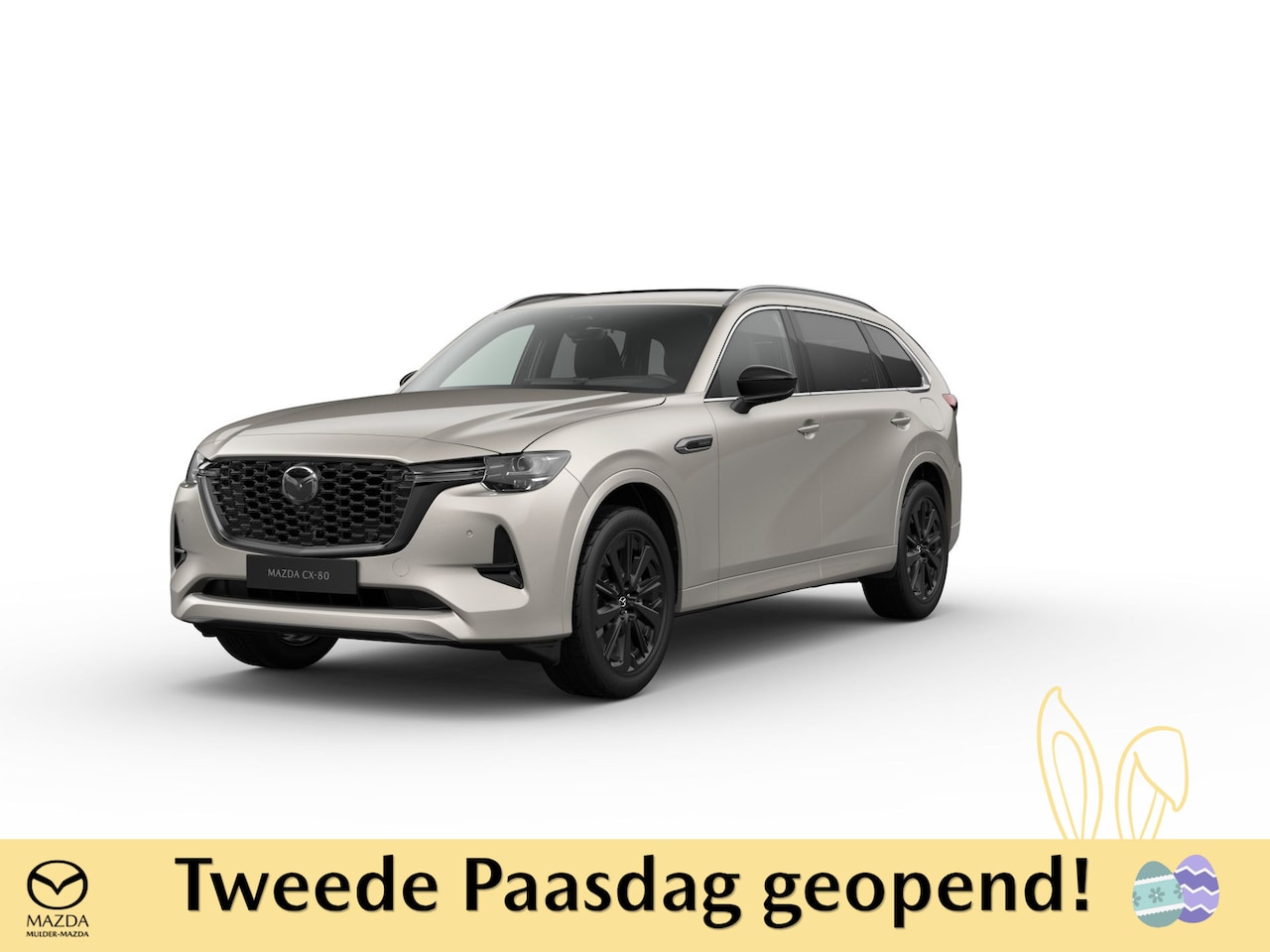 Mazda CX-80 - e-Skyactiv PHEV Homura Plus | 12,3-inch TFT-kleurendisplay met bediening via centrale HMI - AutoWereld.nl