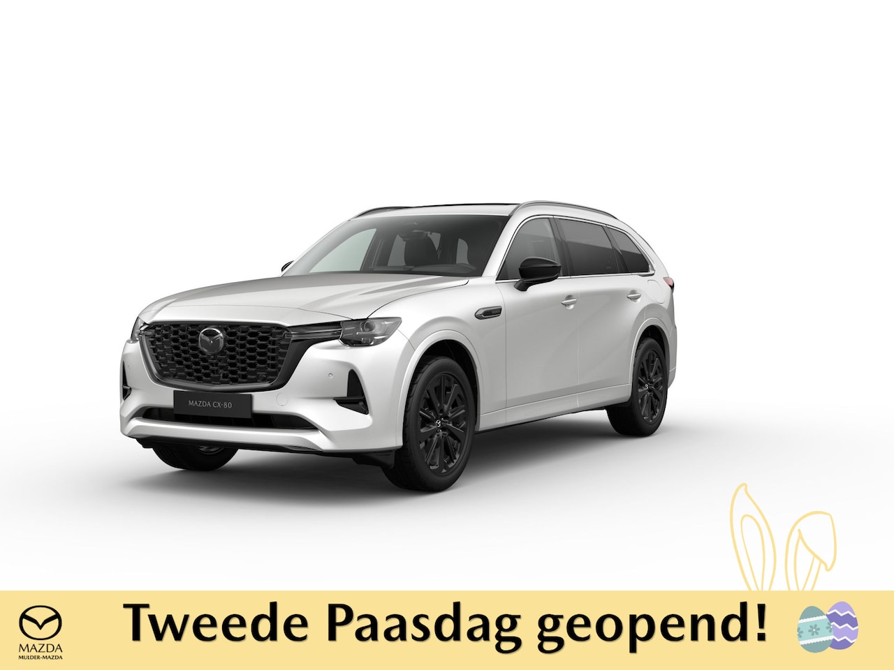 Mazda CX-80 - e-Skyactiv PHEV Homura Plus | 12,3-inch TFT-kleurendisplay met bediening via centrale HMI - AutoWereld.nl