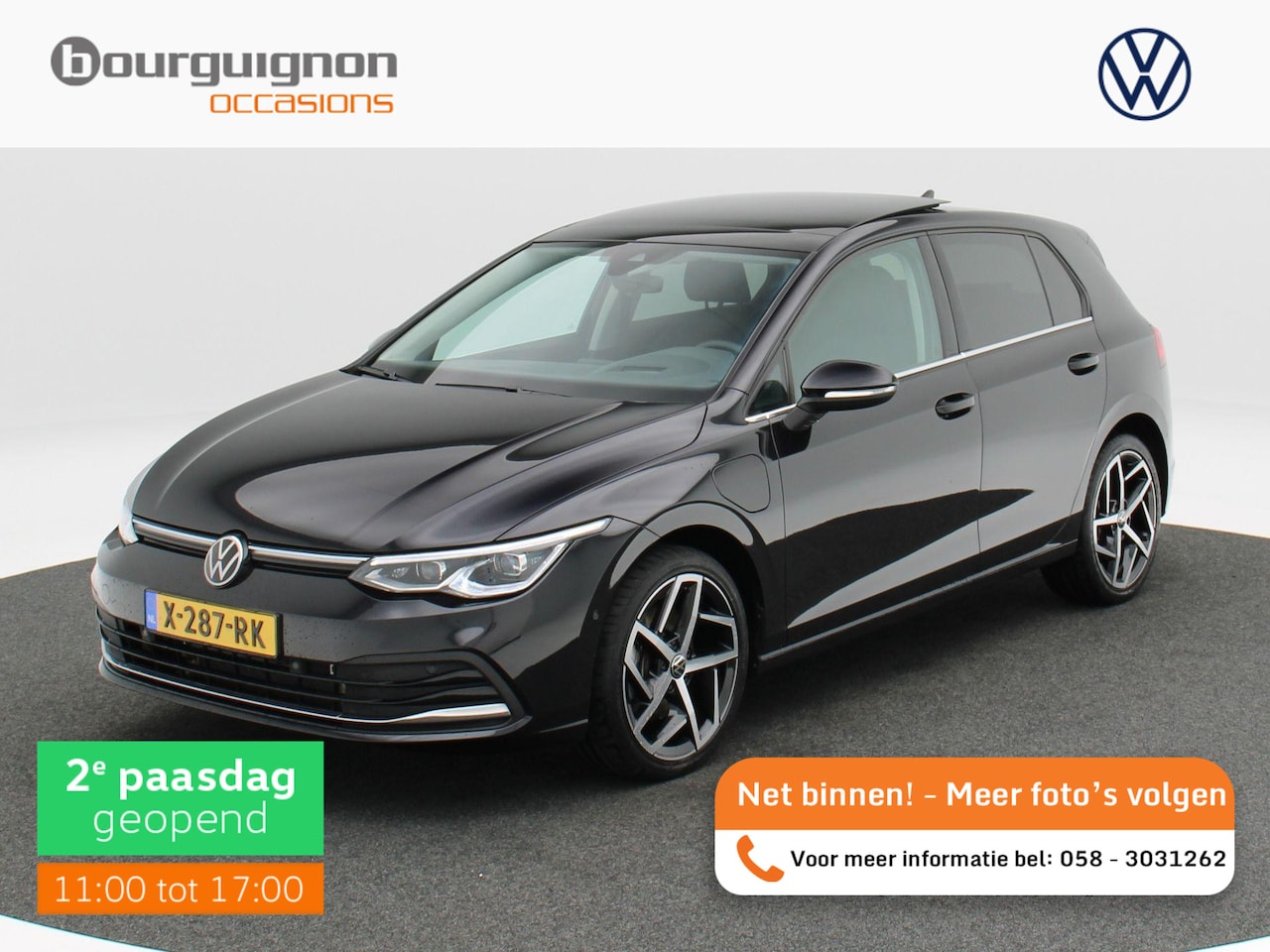 Volkswagen Golf - 1.4 eHybrid 204 Pk Automaat Style | Camera | Adaptive Cruise | Panorama dak | CarPlay | Cl - AutoWereld.nl