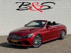 Mercedes-Benz C-klasse Cabrio - 300 Premium AMG Facelift Cabrio Camera Stoelverwarming/ventilatie Clima Carplay Full Led