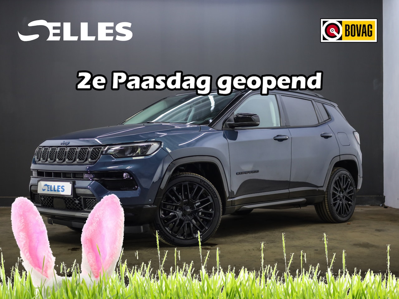 Jeep Compass - 4xe 240 Plug-in Hybrid Electric S | Lederen bekleding | Camera - AutoWereld.nl