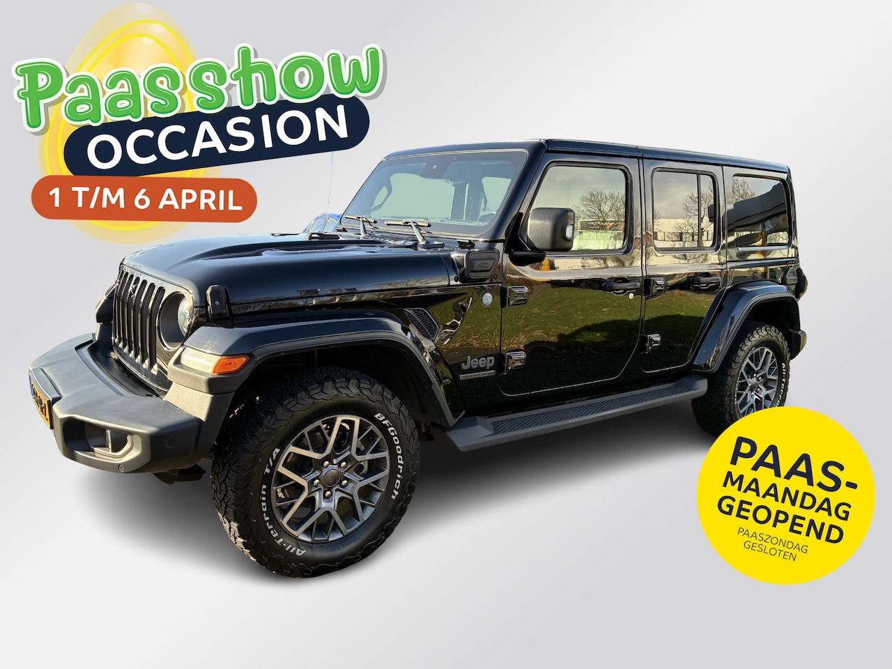 Jeep Wrangler Unlimited - Plug-in Hybrid 4xe 380 80th Anniversary | Front & rear camera | Adaptieve cruise control | - AutoWereld.nl