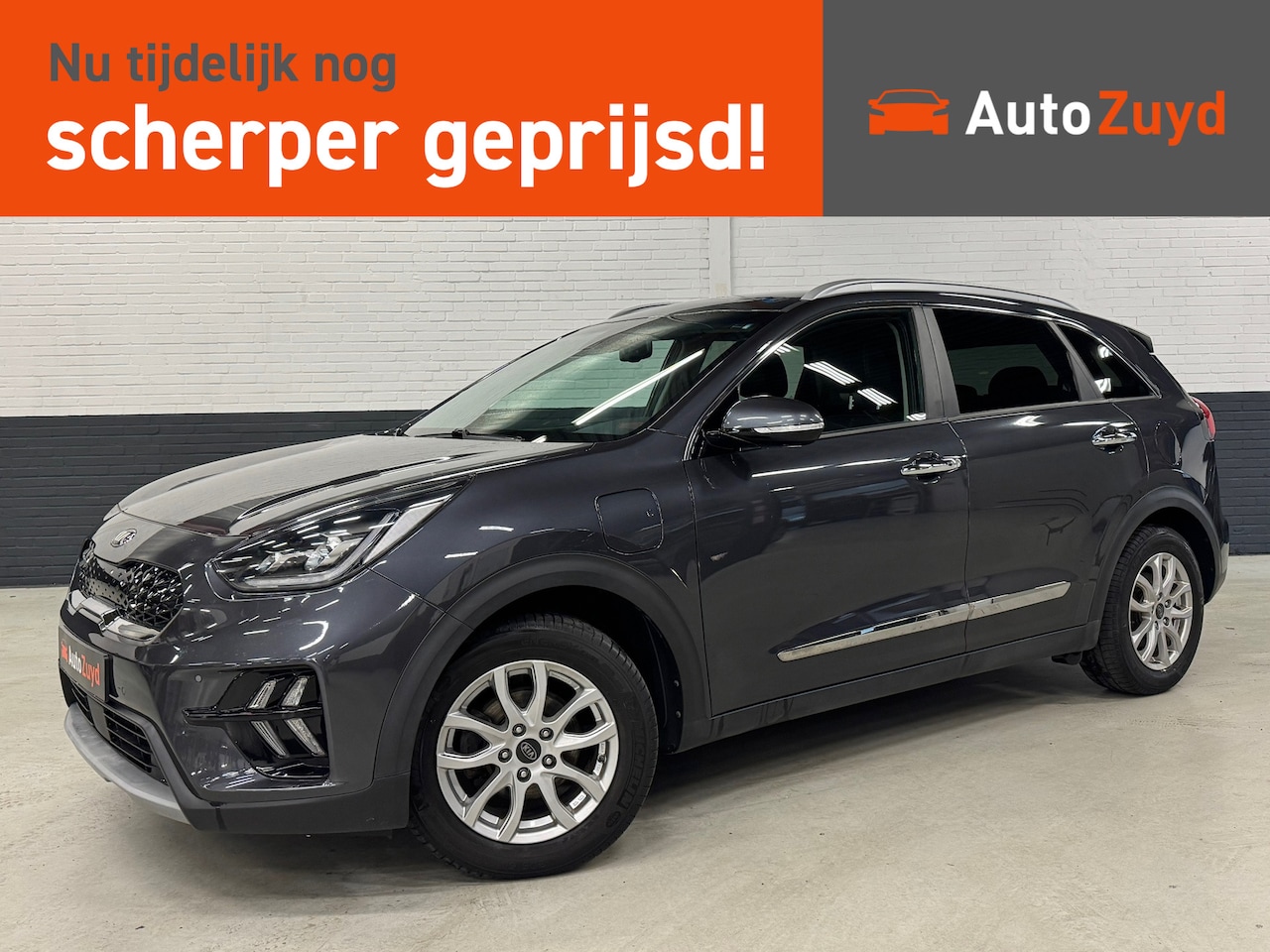 Kia Niro - 1.6 GDi PHEV DynamicPlusLine Automaat / Navi / Carplay / Camera / JBL / Dodehoeksensor - AutoWereld.nl