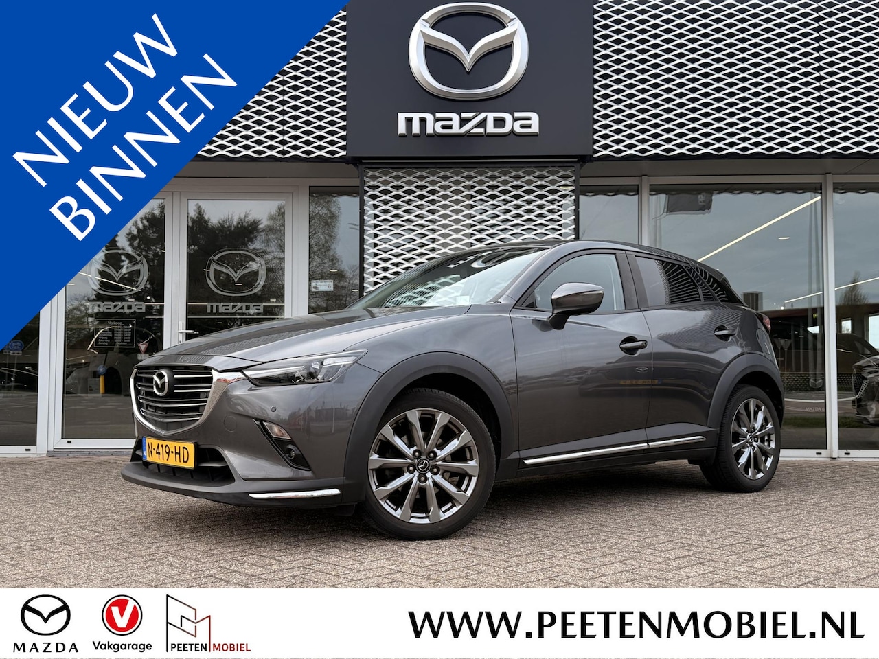 Mazda CX-3 - 2.0 SkyActiv-G 120 GT-M | AUTOMAAT | KEYLESS | CAMERA | - AutoWereld.nl