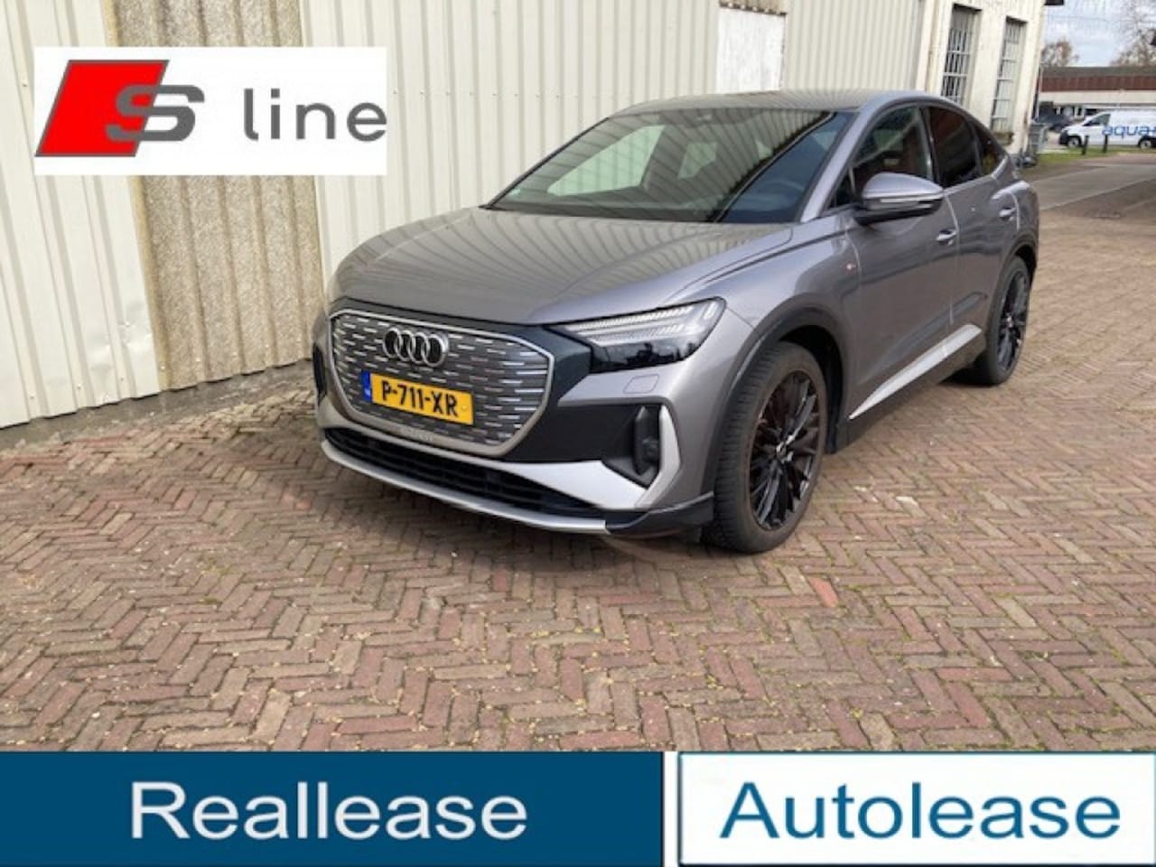 Audi Q4 Sportback e-tron - Q4 40  S-line  1e eig  204 Pk 82 kWh  Elektr Schuifdak  leder HUD SOH 95,32 RS 21 Velgen S - AutoWereld.nl