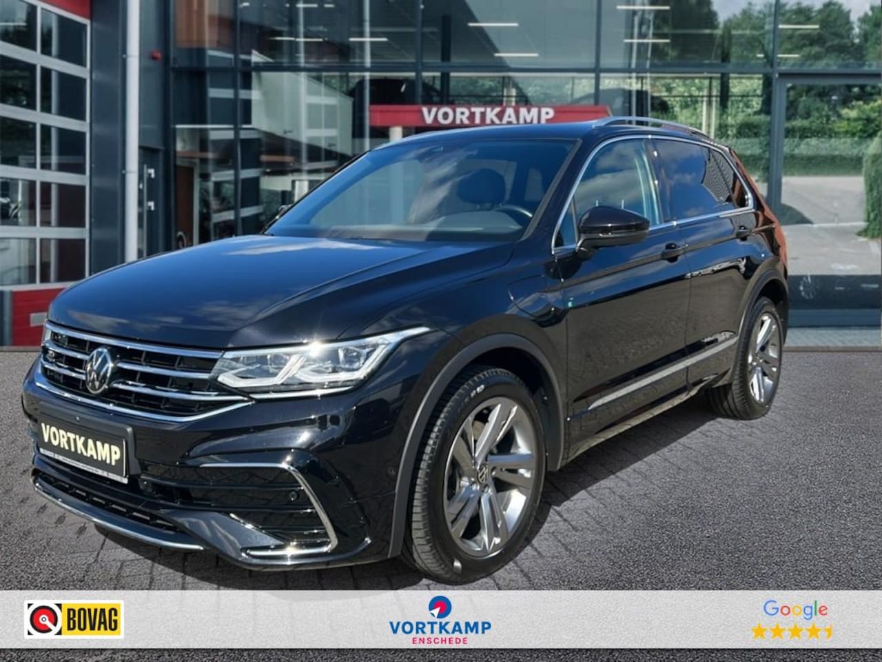 Volkswagen Tiguan - 1.4 TSI HYBRID R-LINE TREKHAAK/ELEK-KLEP/360CAM/IQ/ACC/STOEL+STUURVERW - AutoWereld.nl