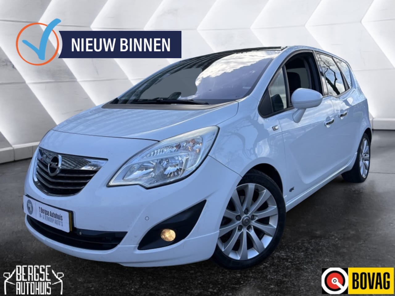 Opel Meriva - 1.4 Turbo Cosmo AUT. Cruise Ecc Lmv Nap - AutoWereld.nl