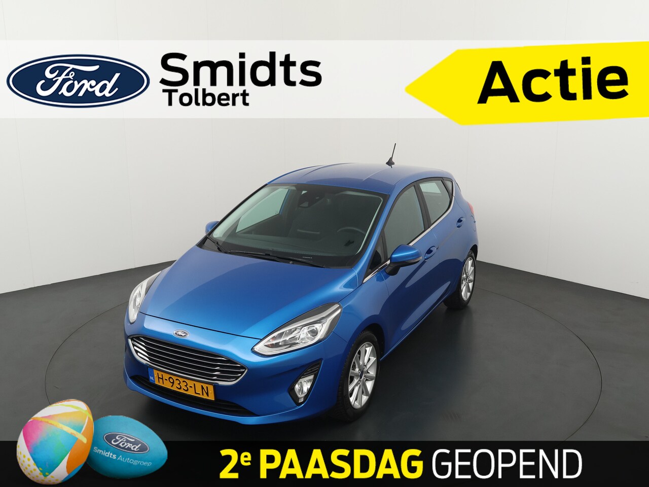 Ford Fiesta - 100PK EcoBoost Titanium AUTOMAAT I Trekhaak I parkeersensoren I LM velgen | Clima - AutoWereld.nl