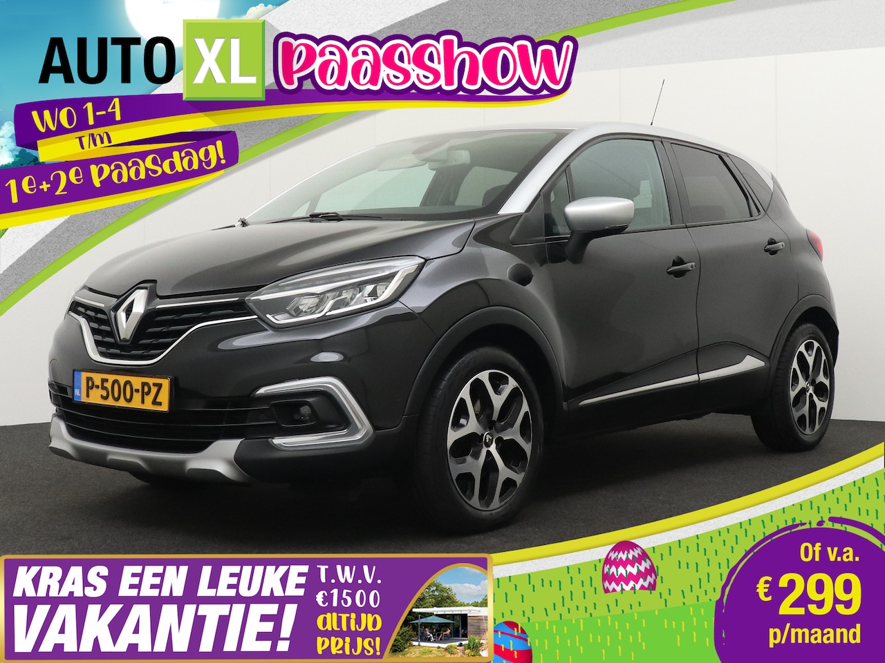Renault Captur - 1.3 150 PK Aut. TCe Intens Half-Leder Camera Stoelverw. - AutoWereld.nl