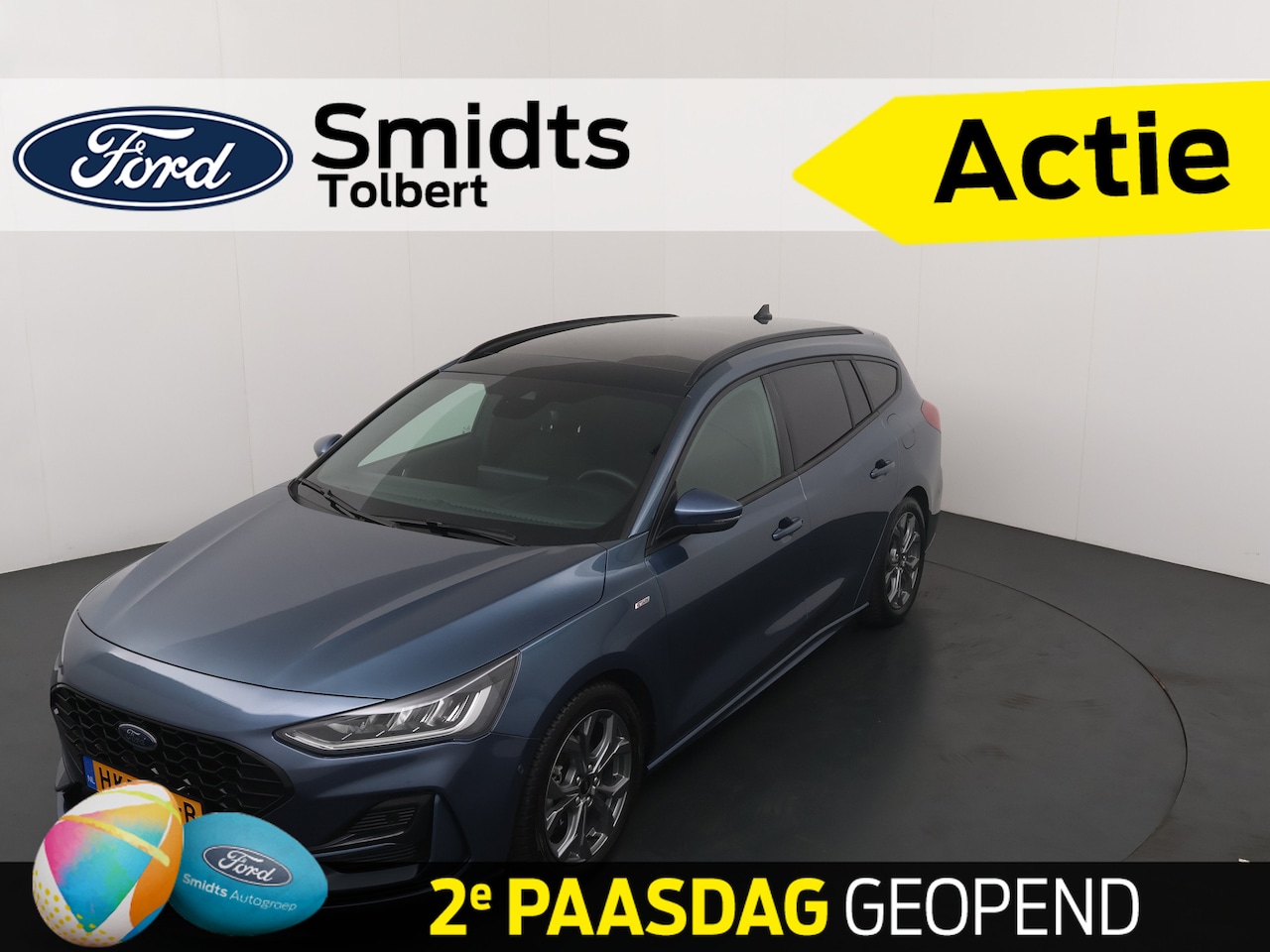 Ford Focus Wagon - EcoBoost Hybrid 155PK ST Line | Automaat I Pano I Trekhaak I Adapt cruise I 1.500KG TREKGE - AutoWereld.nl