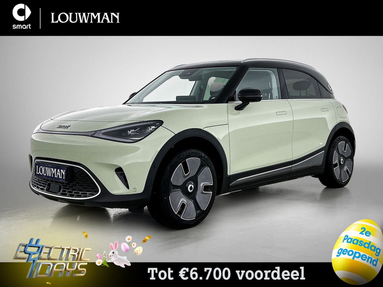 Smart #1 - Premium 66 kWh | VAN € 42.520 NAAR € 35.810 | smart-paasweekend - AutoWereld.nl