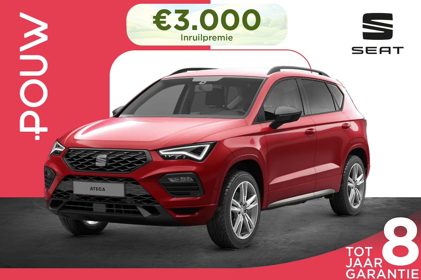SEAT Ateca - 1.5 TSI 150pk DSG FR Business Intense | Safe & Driving Pakket | Afneembare Trekhaak - AutoWereld.nl