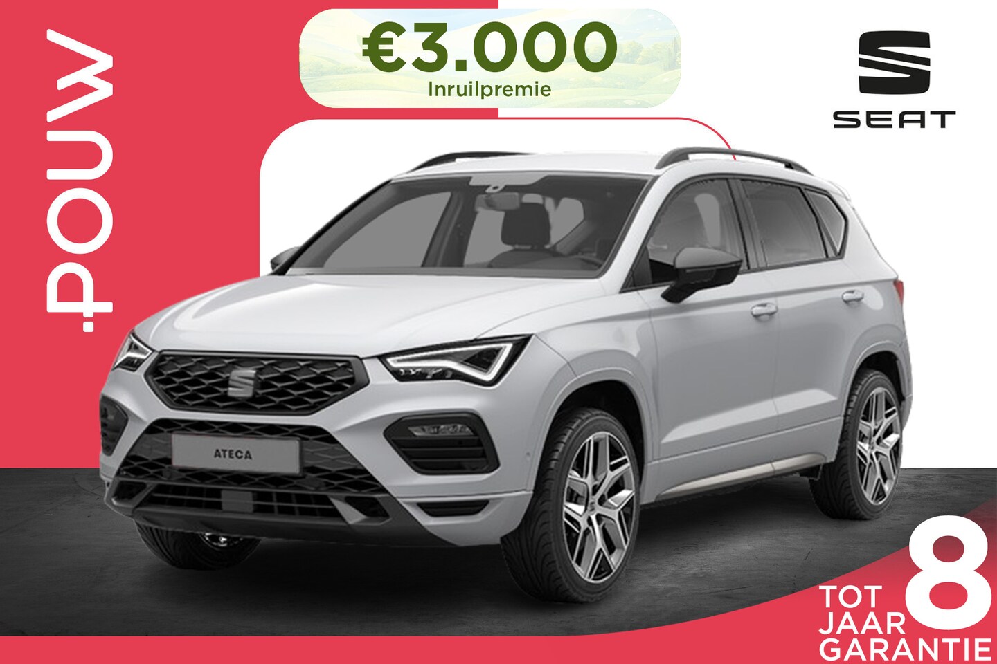 SEAT Ateca - 1.5 TSI 150pk DSG FR Business Intense | Trekhaak | 19 Inch Exclusive - AutoWereld.nl