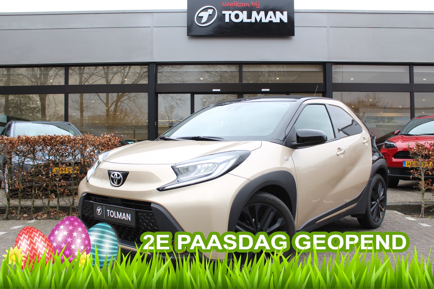 Toyota Aygo X - 1.0 VVT-i MT Premium Cabrio 2e Paasdag open van 10:00 - 15:00 | Rijklaar | Stoelverwarming - AutoWereld.nl