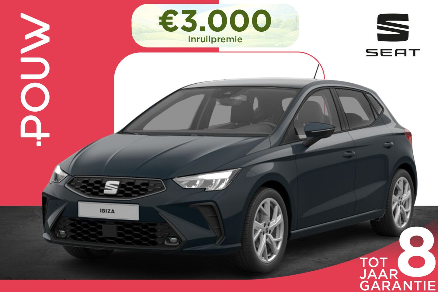 SEAT Ibiza - 1.0 EcoTSI 95pk Style | Cruise Control | Airco - AutoWereld.nl