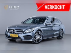 Mercedes-Benz C-klasse Estate - 180 AMG Sport I Pano I Burmester I Leder I 360° I Stoelmemo I NL-auto I 1e-eig