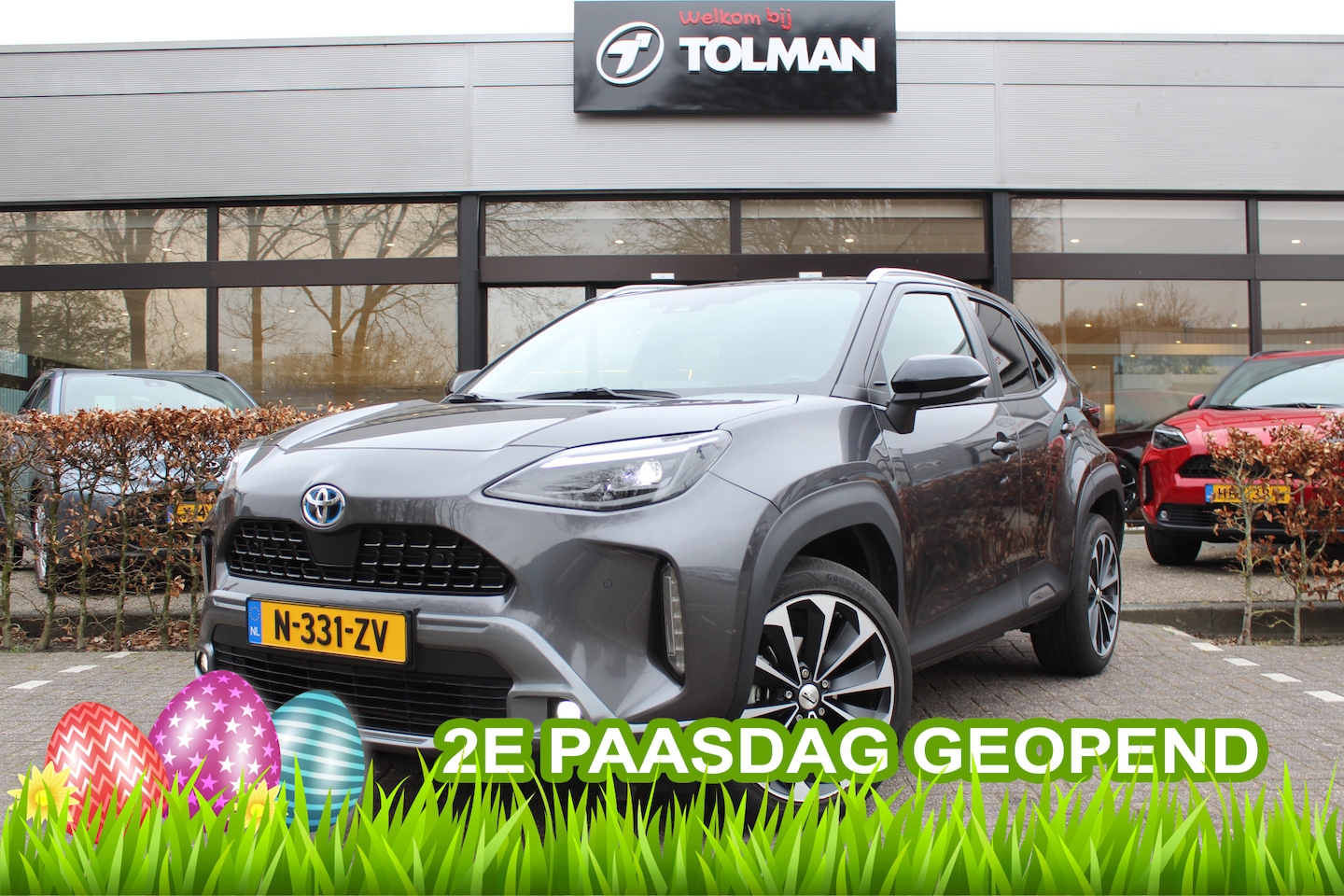 Toyota Yaris Cross - 1.5 Hybrid Adventure Bi-Tone 2e Paasdag open van 10:00 - 15:00 | Rijklaar | Pano | Trekhaa - AutoWereld.nl