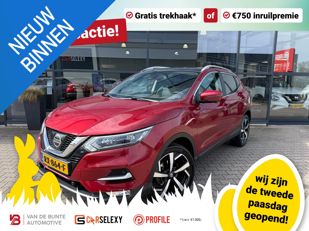 Nissan Qashqai - 1.6 Tekna *Trekhaak & Stoelverwarming* - AutoWereld.nl