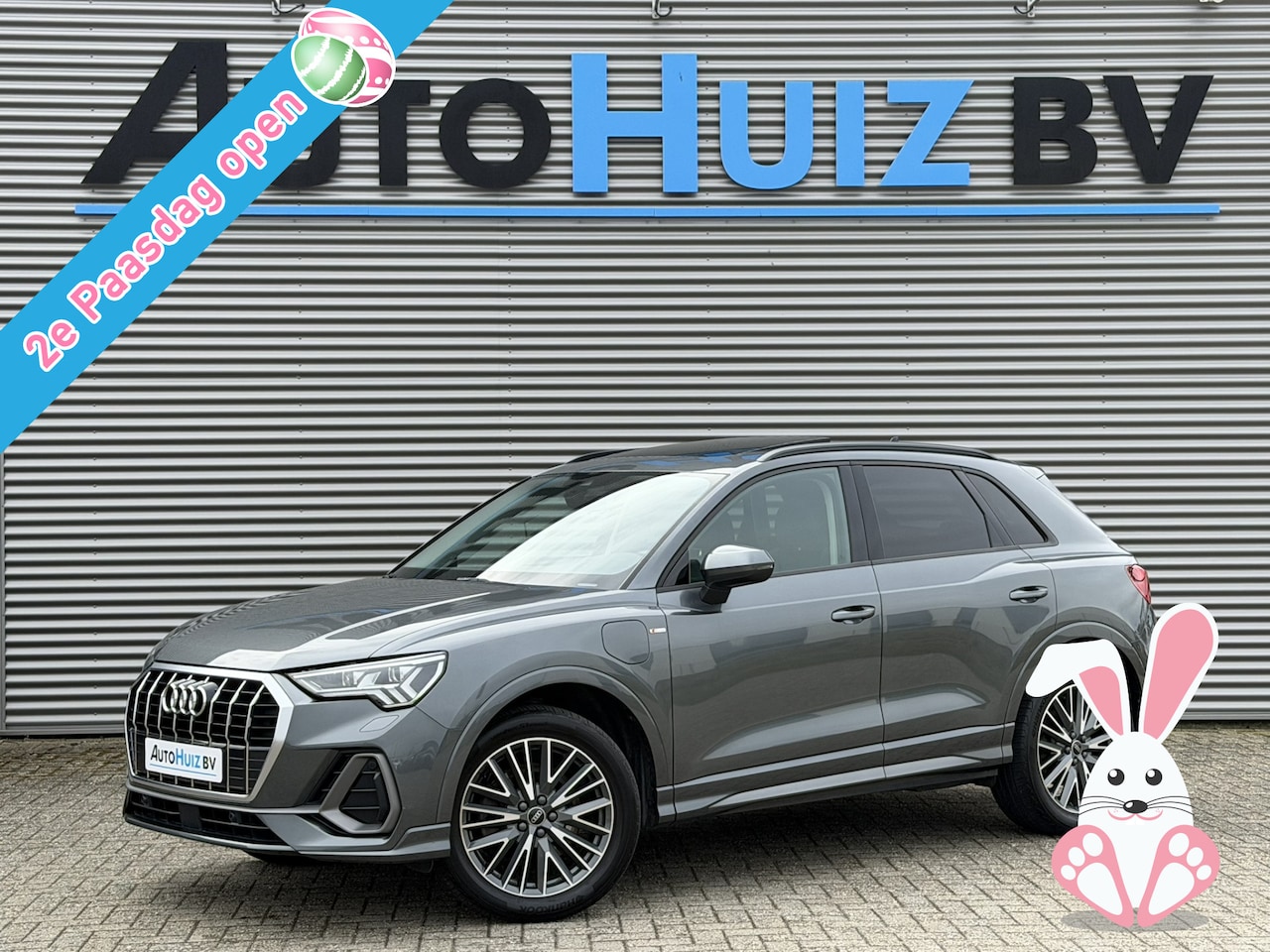 Audi Q3 - 45 TFSI e S-Line Panoramadak Trekhaak 19 Inch LED Keyless Entry ACC DAB - AutoWereld.nl