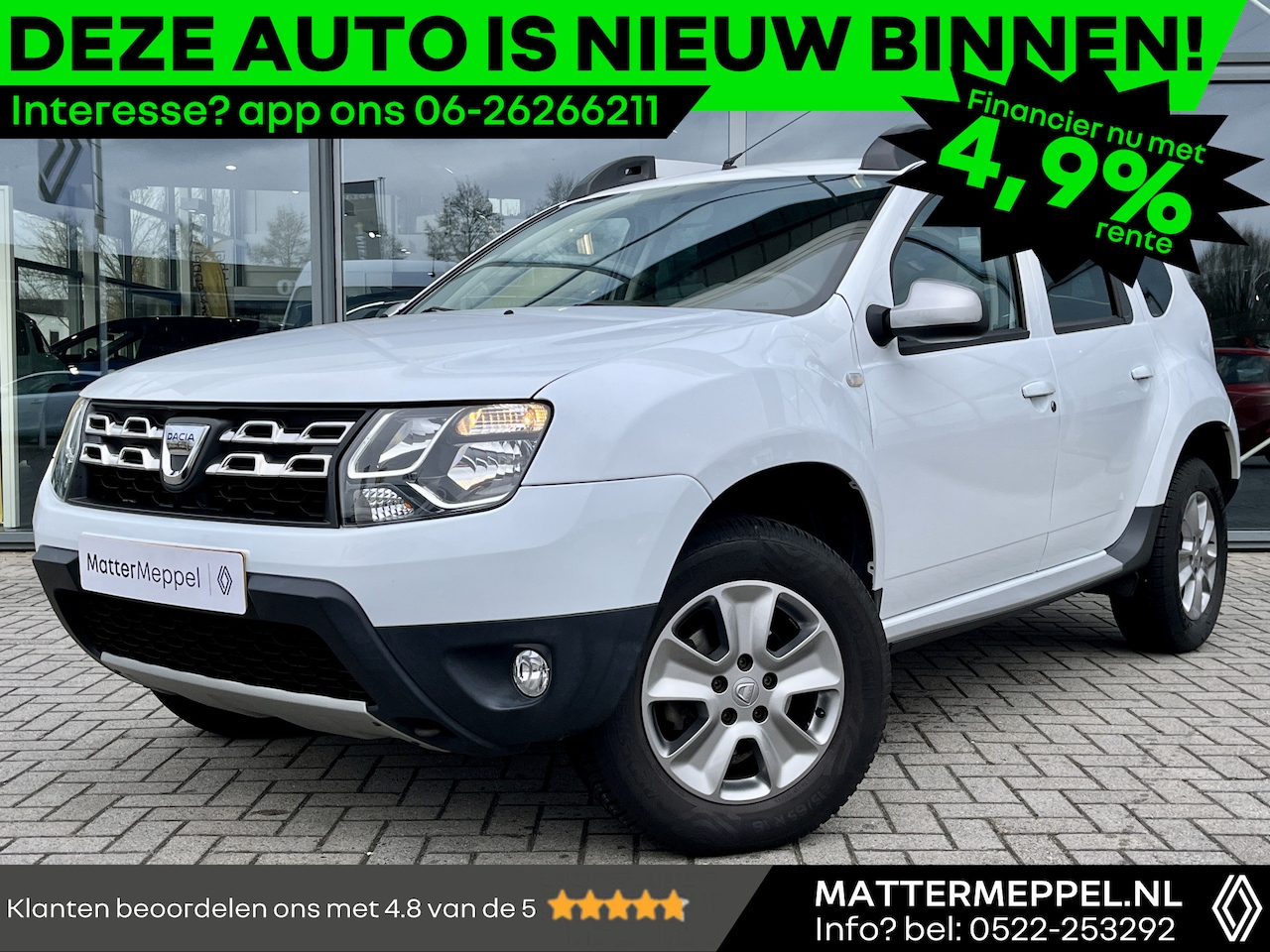 Dacia Duster - TCe 125 4x2 Prestige | Leer | Stoelverwarming | Achteruitrijcamera | 1e eigenaar | 1500KG - AutoWereld.nl