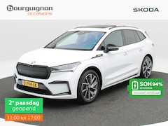 Skoda Enyaq iV - 80 Sportline 204 Pk | Panorama dak | Adaptive cruise | Camera | Trekhaak | CarPlay | Stoel