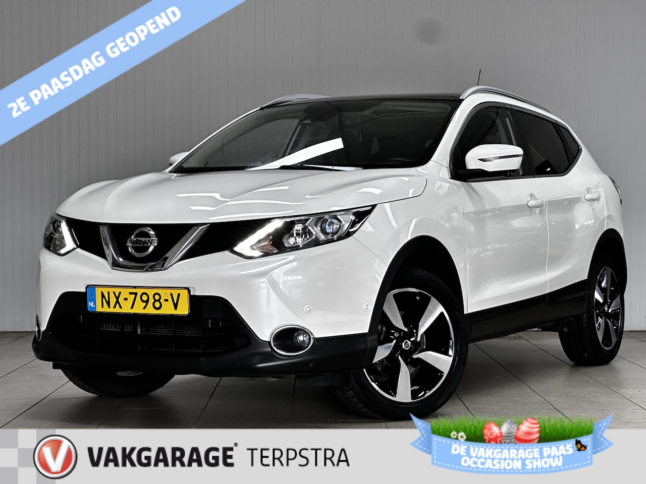 Nissan Qashqai - 1.2 Tekna/ Panorama-Dak/ 18'' LMV/ LED Koplampen/ Apple + Android/ Keyless/ Lane-Assist./ - AutoWereld.nl